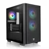 PC-Gehäuse Thermaltake Versa H16 TG ARGB Micro Tower Schwarz