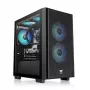 PC-Gehäuse Thermaltake Versa H16 TG ARGB Micro Tower Schwarz