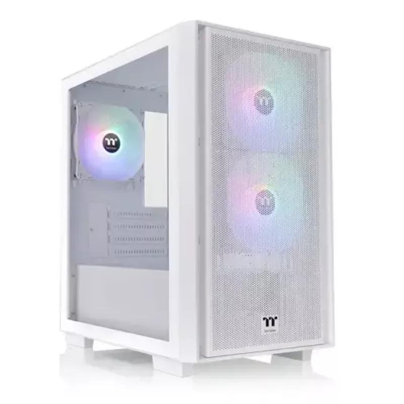 PC-Gehäuse Thermaltake Versa H16 TG ARGB Micro Tower Weiß