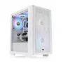 PC-Gehäuse Thermaltake Versa H16 TG ARGB Micro Tower Weiß