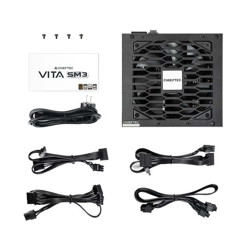 Chieftec Vita BPX-850-C Netzteil 850 W 20+4 Pin ATX ATX Schwarz