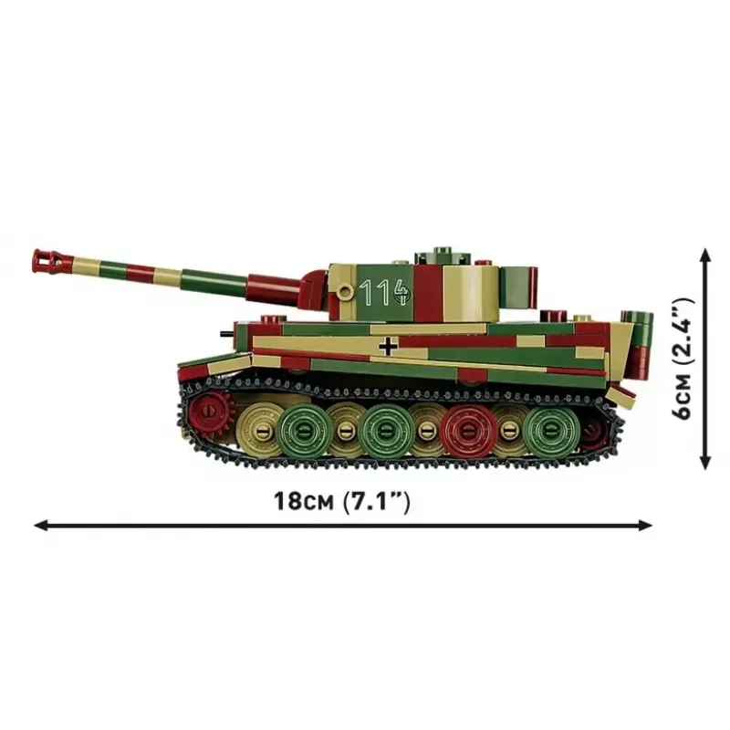 Cobi Pz.Kpfw. VI Tiger Ausf. E Modellbausatz im Maßstab 1:35, detailliertes Klemmbausteinset