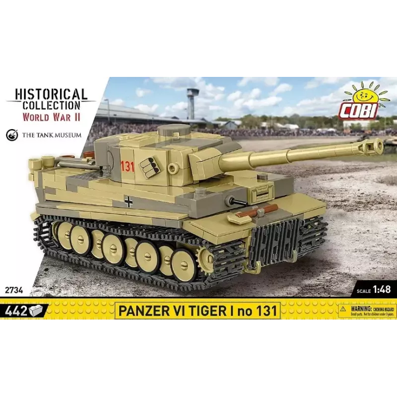 Baukasten Cobi Panzer VI Tiger I 442 Teile Modell COIB-2734