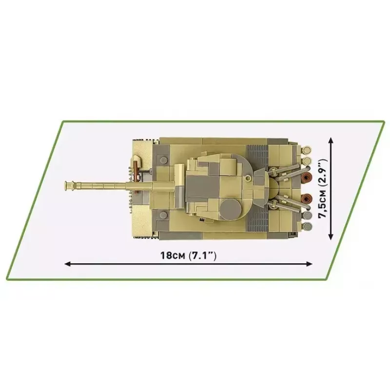 Baukasten Cobi Panzer VI Tiger I 442 Teile Modell COIB-2734