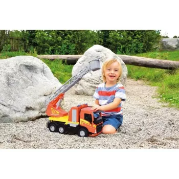 Spielzeug-Feuerwehrauto Lena Volvo FMX Vehicle Worxx mit Leiter, Modell 04625