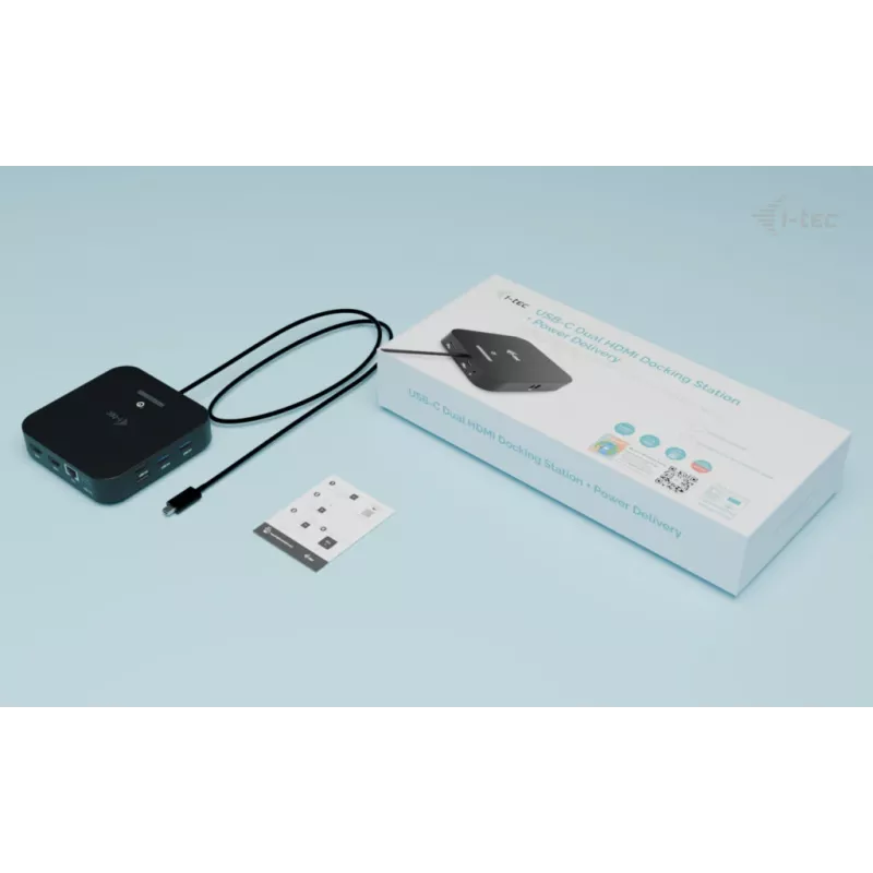 Dockingstation ITEC USB-C Dual HDMI C31DUALHDMIDOCKPD — Dual 4K 60Hz, 100W Power Delivery