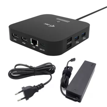 USB-C Dual HDMI Adapter ITEC C31DUALHDMIDPD100 — dual HDMI 4K@60Hz, USB-C Power Delivery 100W