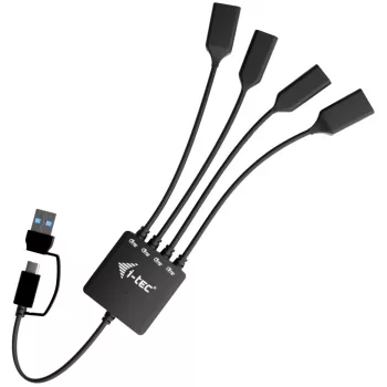 i-tec USB-C/USB-A Kabel-HUB 4 Port (2x USB-C, 2x USB-A)