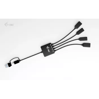 i-tec USB-C/USB-A Kabel-HUB 4 Port (2x USB-C, 2x USB-A)