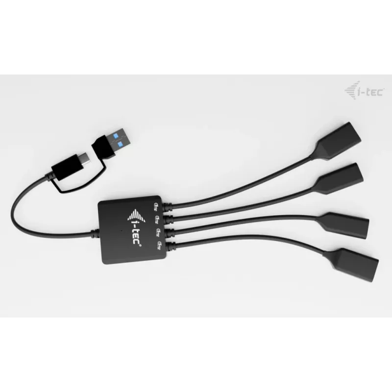 i-tec USB-C/USB-A Kabel-HUB 4 Port (2x USB-C, 2x USB-A)