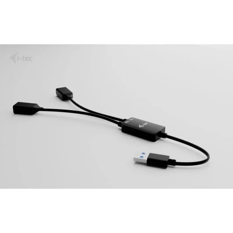 USB-A-Hub ITEC U3CBLHUB2A — 2 Ports, USB 3.0 bis zu 5 Gbit/s