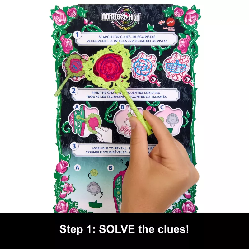 Monster High Skulltimate Secrets Garden Mysteries Spielset, Venus McFlytrap Puppe mit über 19 Überraschungen