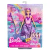Barbie-Puppe Fantasy-Mode-Set mit Zubehör, darunter Meerjungfrauenschwanz, Feenflügel und Halsketten