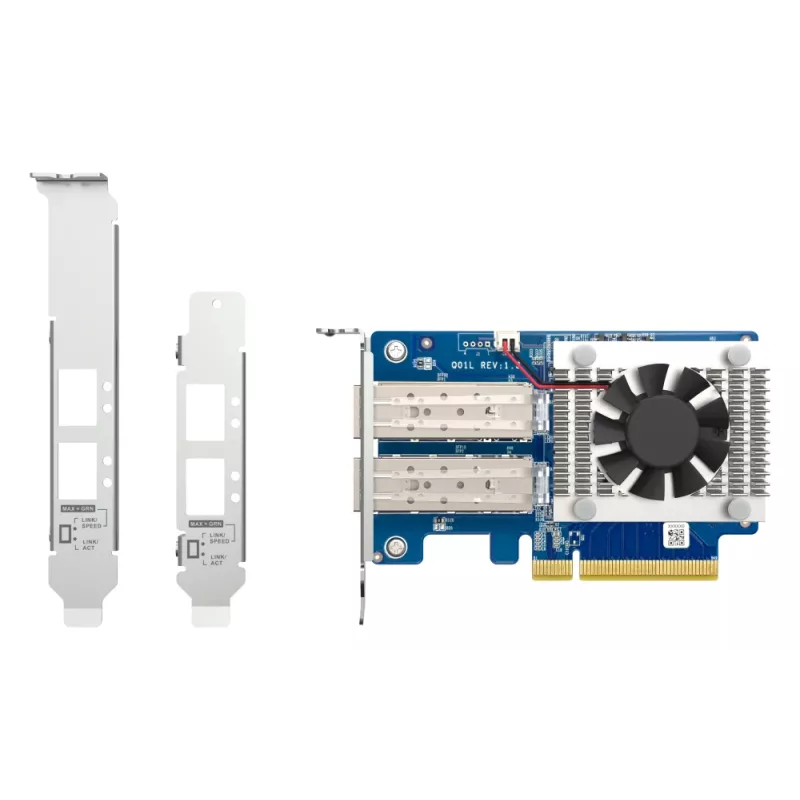 QNAP Dual-Port 10GbE SFP+ Netzwerkerweiterungskarte QXG-10G2SF-NXE PCI Express Kabelgebunden