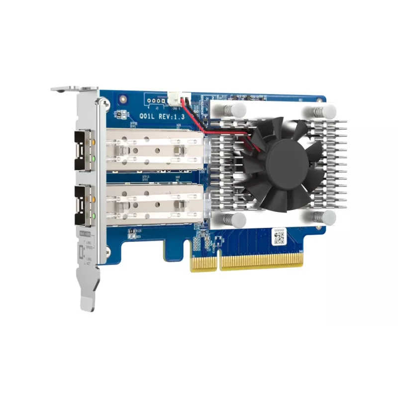 QNAP Dual-Port 10GbE SFP+ Netzwerkerweiterungskarte QXG-10G2SF-NXE PCI Express Kabelgebunden