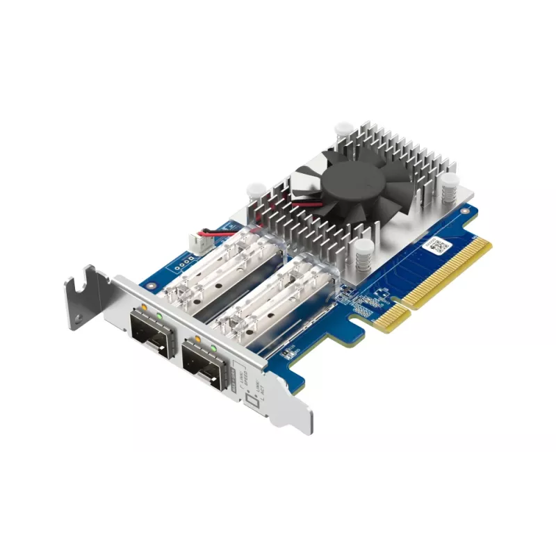QNAP Dual-Port 10GbE SFP+ Netzwerkerweiterungskarte QXG-10G2SF-NXE PCI Express Kabelgebunden