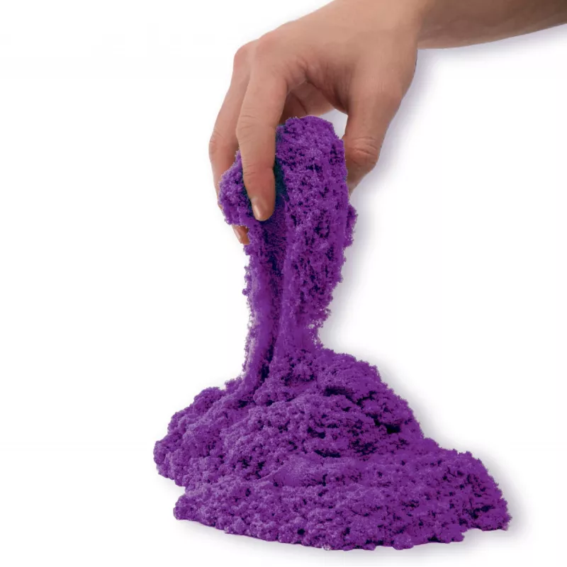 Kinetic Sand, 2 Pfund lila Spielsand, formbare sensorische Spielzeuge für Kinder, wiederverschließbarer Beutel (Verpackung kann variieren), ab 3 Jahren
