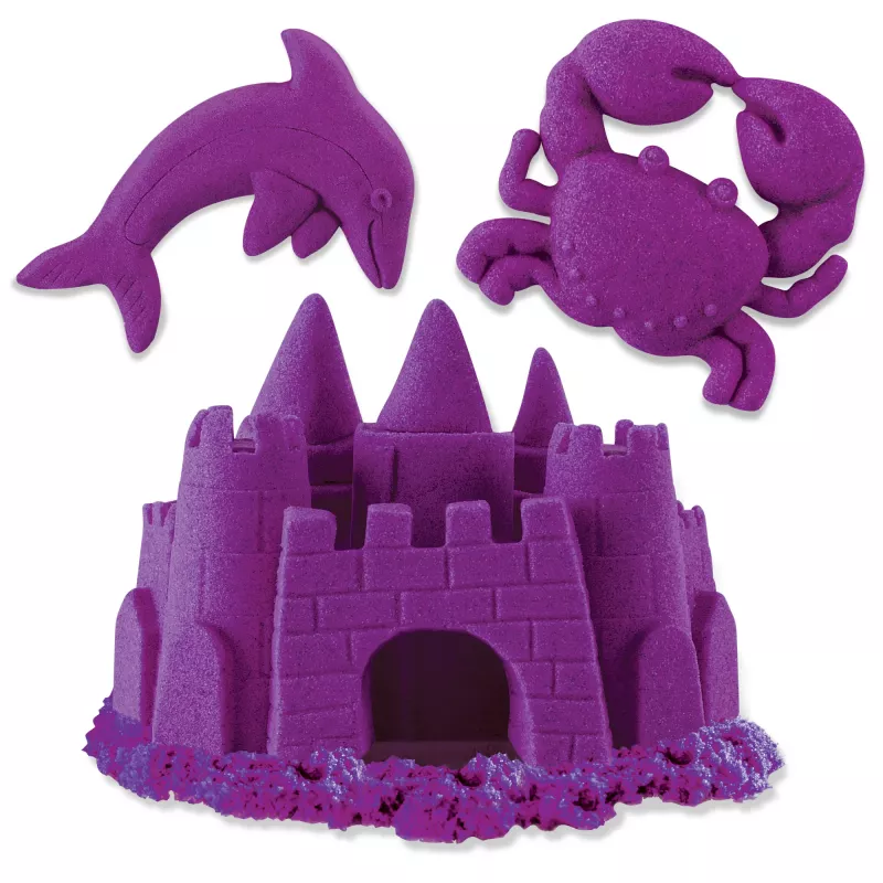 Kinetic Sand, 2 Pfund lila Spielsand, formbare sensorische Spielzeuge für Kinder, wiederverschließbarer Beutel (Verpackung kann variieren), ab 3 Jahren