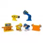 Figurenset Usorteret Rubble & Wheeler Power Tool Pups mit 2 Werkzeugen und 2 Bauzubehörteilen, ab 3 Jahren