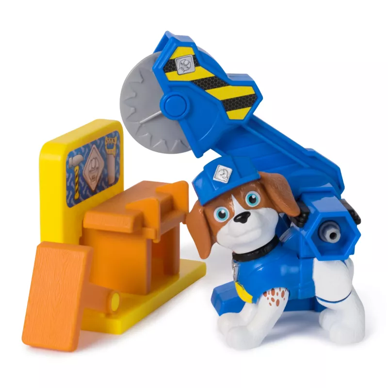 Figurenset Usorteret Rubble & Wheeler Power Tool Pups mit 2 Werkzeugen und 2 Bauzubehörteilen, ab 3 Jahren