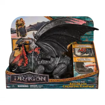 11-Zoll Drachenspielzeug Spin Master — World of Berk: Red Death Chomping Rampage mit exklusiver Toothless-Figur, ab 4 Jahren