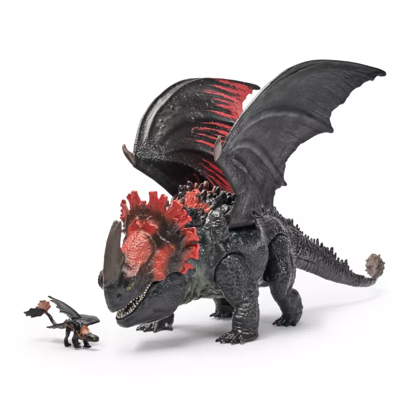 11-Zoll Drachenspielzeug Spin Master — World of Berk: Red Death Chomping Rampage mit exklusiver Toothless-Figur, ab 4 Jahren