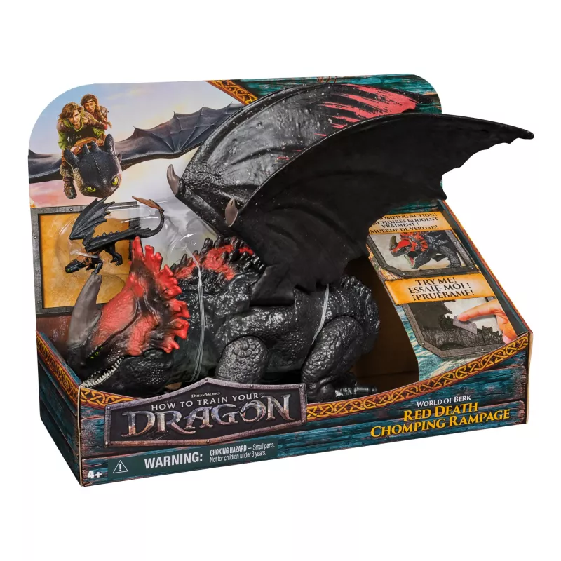 11-Zoll Drachenspielzeug Spin Master — World of Berk: Red Death Chomping Rampage mit exklusiver Toothless-Figur, ab 4 Jahren