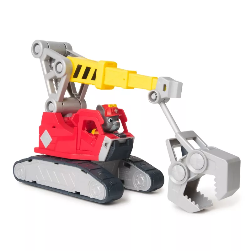 Kranwagen Spin Master Rubble & Crew Chargers Mega Power Kran mit Charger-Figur, 2 abnehmbaren Werkzeugen, Kunststoff, für Kinder ab 3 Jahren