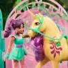 Unicorn Academy, Ava-Puppe & Farbwechsel-Blatt-Stall-Spielset, Ostergeschenk-Idee, 15 Zubehörteile, Puppen & Einhorn-Spielzeug für Mädchen ab 4 Jahren