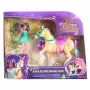 Unicorn Academy, Ava & Pflanzenzauberblatt mit Leuchteffekt, 2 Reitzubehörteile, Puppen & Einhornspielzeug für Mädchen ab 4 Jahren
