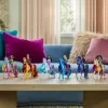 Unicorn Academy, Ava & Pflanzenzauberblatt mit Leuchteffekt, 2 Reitzubehörteile, Puppen & Einhornspielzeug für Mädchen ab 4 Jahren