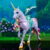 Spin Master Unicorn Academy Wildstar Einhornfigur 11 Zoll mit durchscheinendem Sattel und Zaumzeug, mehrfarbig, Kunststoff, für Kinder ab 4 Jahren