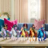 Spin Master Unicorn Academy Wildstar Einhornfigur 11 Zoll mit durchscheinendem Sattel und Zaumzeug, mehrfarbig, Kunststoff, für Kinder ab 4 Jahren