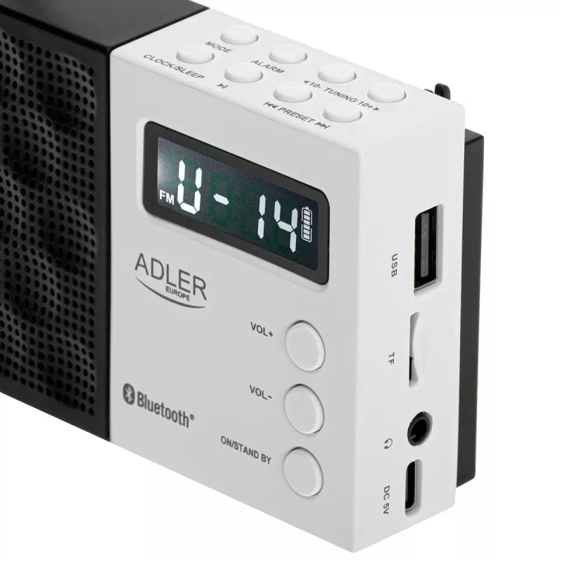 Digitalradio Adler AD 1908 PLL AM/FM mit Alarmfunktion