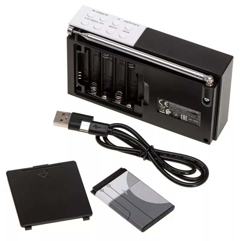 Digitalradio Adler AD 1908 PLL AM/FM mit Alarmfunktion