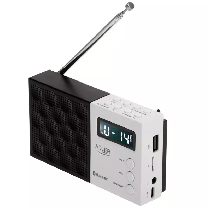 Digitalradio Adler AD 1908 PLL AM/FM mit Alarmfunktion