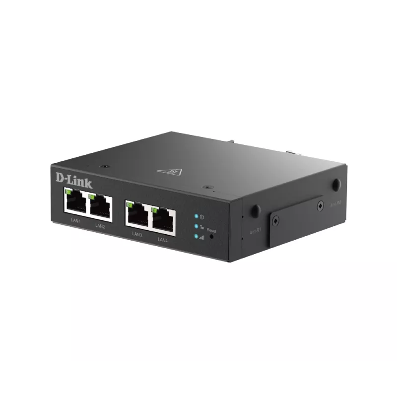 Mobilfunkrouter D-Link DWM-314-T 4G LTE VPN Schwarz Hutschienenmontage