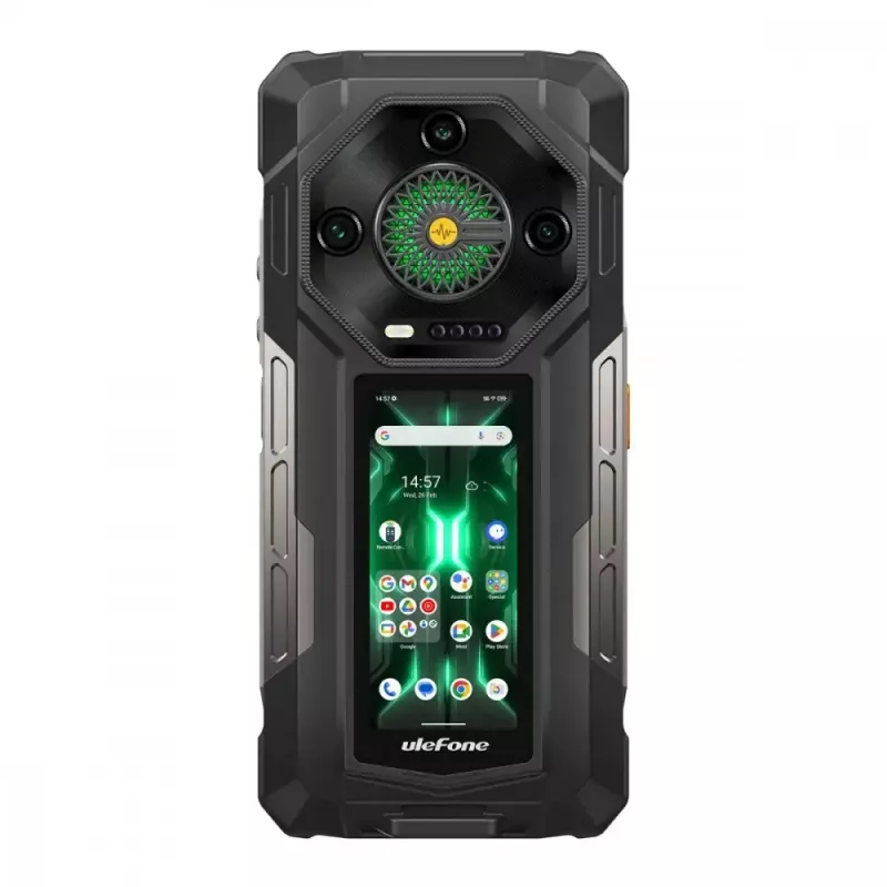 Smartphone UleFone Armor 33 Pro 5G 6,3 Zoll 16 GB/512 GB Schwarz, Energieeffizienzklasse A