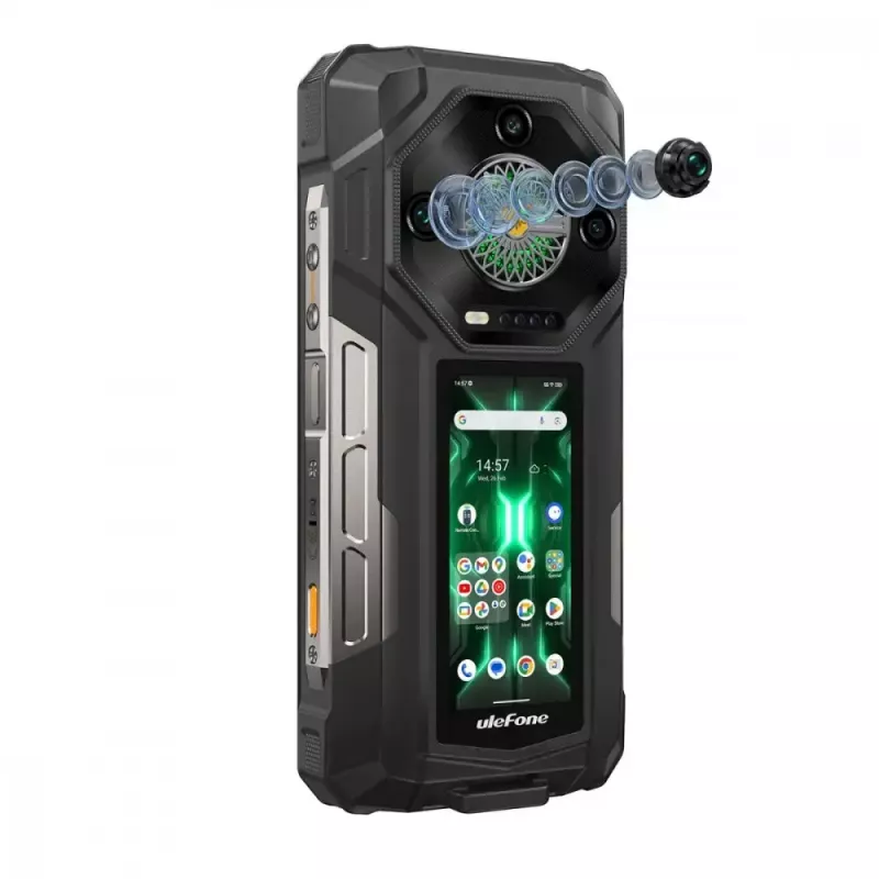 Smartphone UleFone Armor 33 Pro 5G 6,3 Zoll 16 GB/512 GB Schwarz, Energieeffizienzklasse A