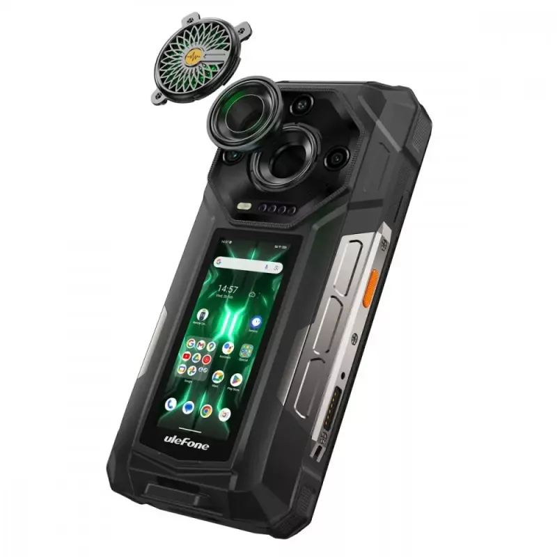 Smartphone UleFone Armor 33 Pro 5G 6,3 Zoll 16 GB/512 GB Schwarz, Energieeffizienzklasse A