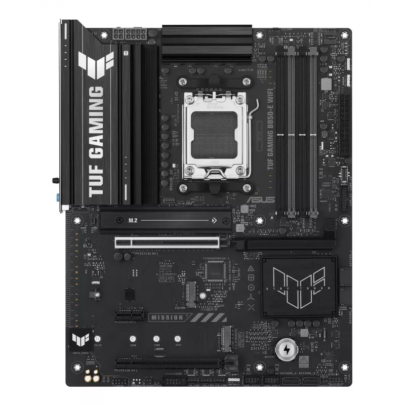 Mainboard ASUS TUF GAMING B850-E WIFI, AMD B850, Sockel AM5, ATX, DDR5, 4x DIMM, 3x M.2, Wi‑Fi 6E, 2,5Gb LAN