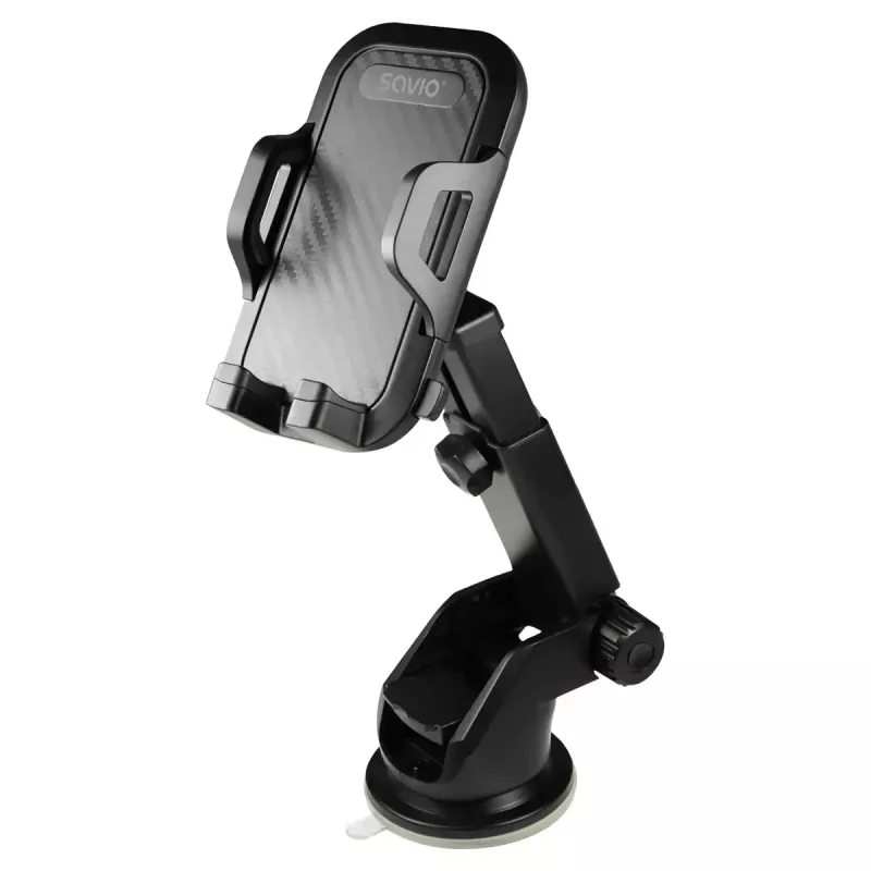 Handygriff SAVIO CH-04, Silikon, schwarz, langlebige Schutzvorrichtung, Gewicht 163 g
