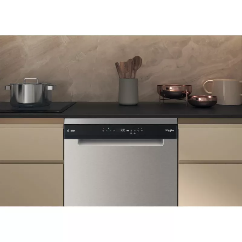Whirlpool W7F HP33 X Freistehender Geschirrspüler 15 Maßgedecke 43 dB