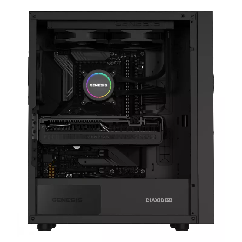 GENESIS NLG-2318 Computer-Kühlsystem Prozessor All-in-One-Flüssigkeitskühler Schwarz