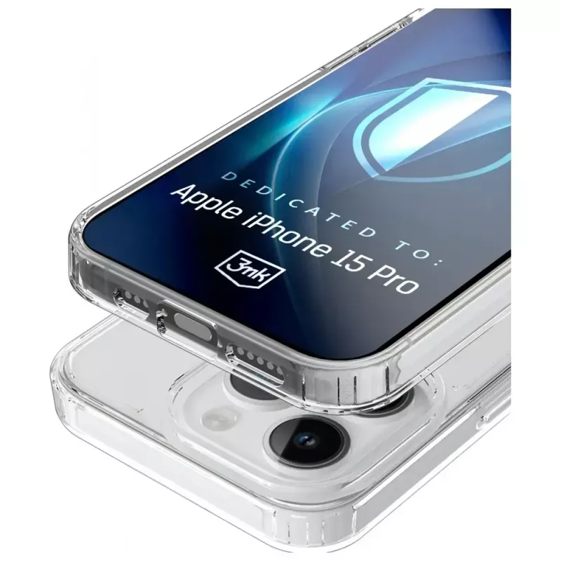 Handyhülle 3MK Armor MagCase für Apple iPhone 15 Pro MagSafe-kompatibel schlank-Design