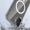 Cover Handyhülle 3MK Armor MagCase für iPhone 16, 6,1 Zoll (15,5 cm), transparent, PC+TPU