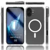 Cover Handyhülle 3MK Armor MagCase für iPhone 16, 6,1 Zoll (15,5 cm), transparent, PC+TPU