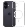 Cover Handyhülle 3MK Armor MagCase für iPhone 16, 6,1 Zoll (15,5 cm), transparent, PC+TPU