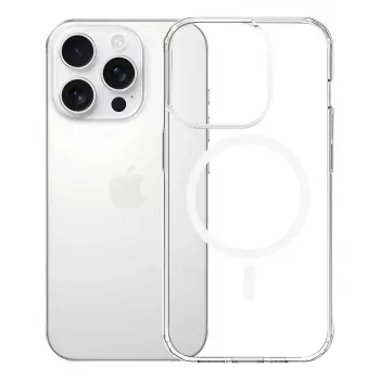 Handyhülle 3MK Armor MagCase für iPhone 16 Pro, transparent, für 16 cm (6,3 Zoll) Display, PC+TPU