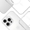 Handyhülle 3MK Armor MagCase Cover für iPhone 16 Pro Max, passend für 17,5 cm (6,9 Zoll), transparent, PC+TPU